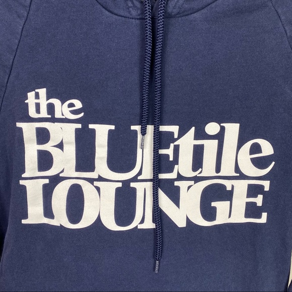 Vintage Blue Tile Lounge Hoodie - Picture 3 of 4
